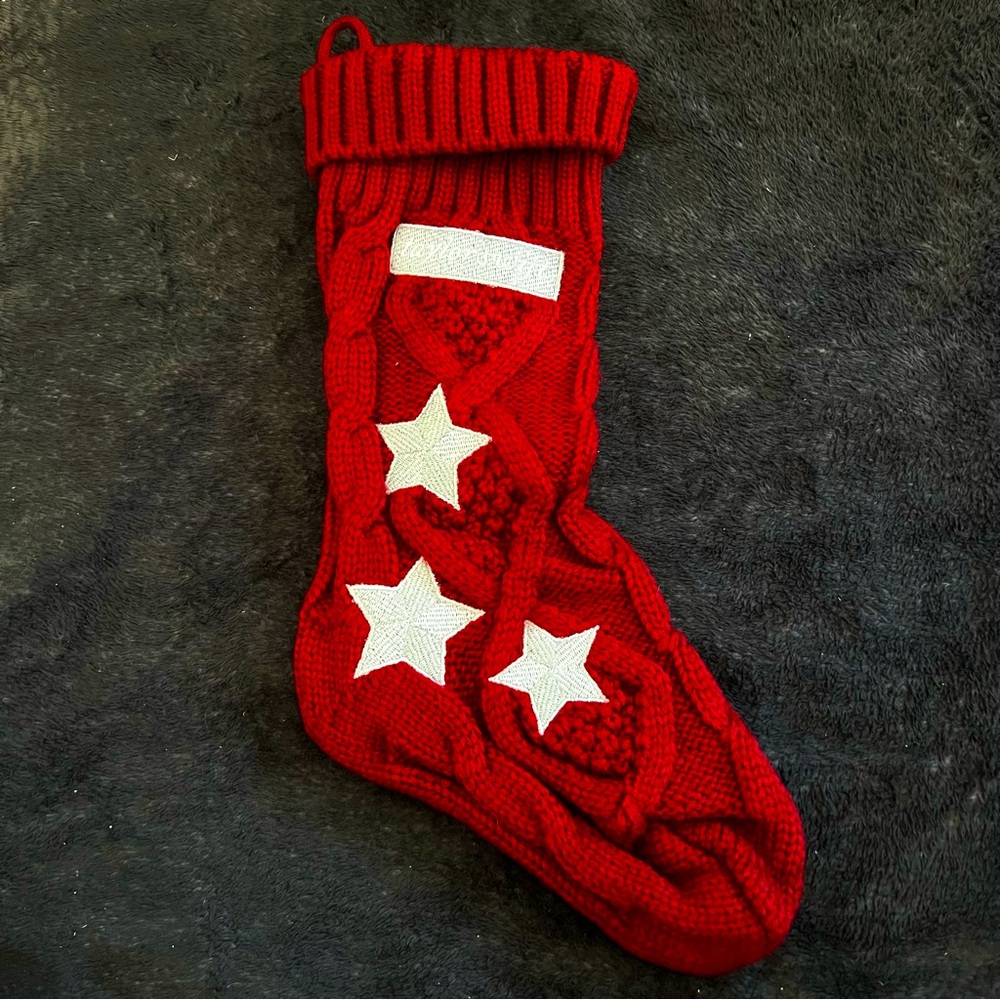 Fanmade Red Taylor Swift Inspired Folklore Cardigan Stocking Handmade Swiftie